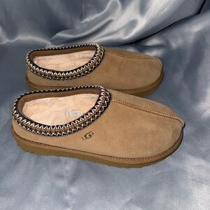 UGG Women's Brown Suede Slippers